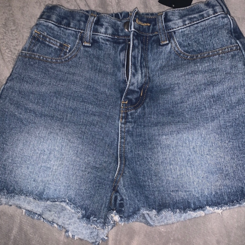 fashion nova high rise jean shorts